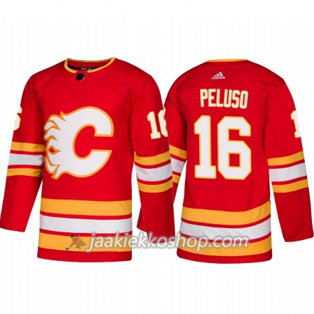 Miehille NHL Calgary Flames Pelipaita Anthony Peluso 26 Adidas Alternate 2018-19 Authentic